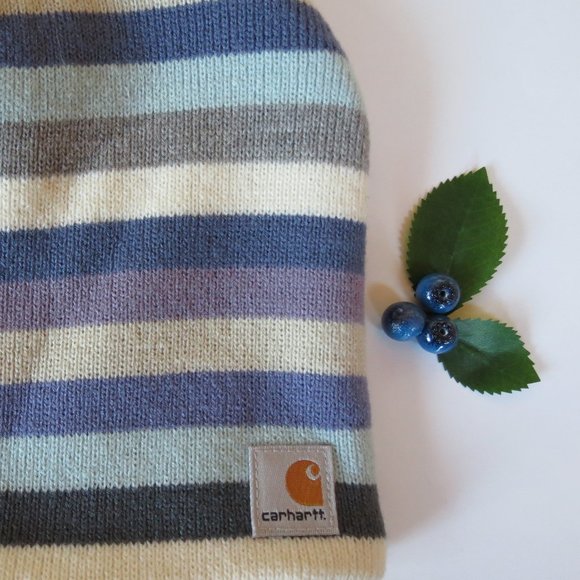 Carhartt Beanie Blueberry Stripes - Picture 6 of 6